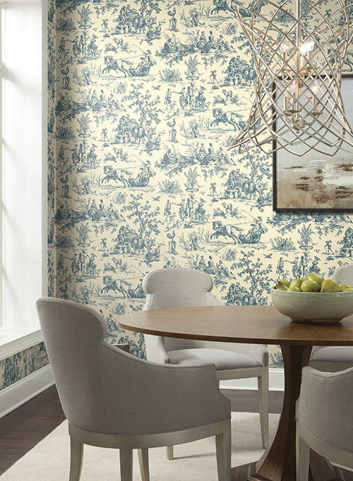 Обои Ashford House Toiles II AF2004 фото в интерьере